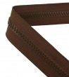Continuous zip • Moulded 6mm • Brown