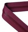 Continuous zip • Moulded 6mm • Burgundy