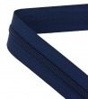 Continuous zip • Spiral 6mm • Navy blue