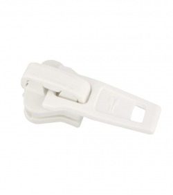 Cursores de plástico AKS    Inyectada 6mm (N°5)        • Blanco •