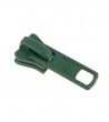 Slider • Dark green • Moulded zip 6mm (n°5) AG