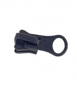 Slider • Navy blue • Moulded zip 6mm (n°5) AGCO