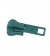 Slider • Dark blue-green • Moulded zip 6mm (n°5) AG