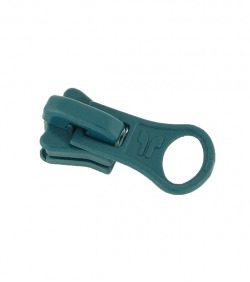 Slider • Dark blue-green • Moulded zip 6mm (n°5) AGCO