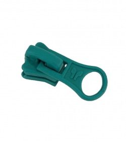 Slider • Light blue-green • Moulded zip 6mm (n°5) AGCO