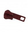 Slider • Burgundy • Moulded zip 6mm (n°5) AG