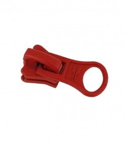 Slider • Red • Moulded zip 6mm (n°5) AGCO