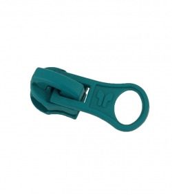 Slider • Light blue-green • Spiral zip 6mm (n°5) AGCO