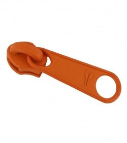 Slider • Peach orange • Spiral zip 6mm (n°5) LGLA