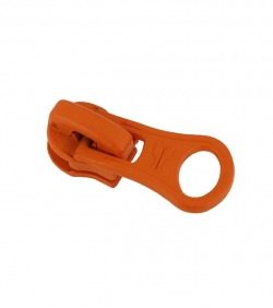 Slider • Peach orange • Spiral zip 6mm (n°5) AGCO