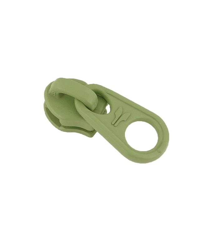 Slider • Light green • Spiral zip 4mm (n°3) LGKO