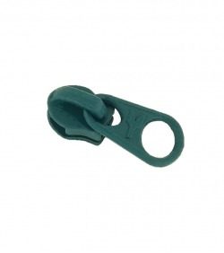 Slider • Dark blue-green • Spiral zip 4mm (n°3) LGKO