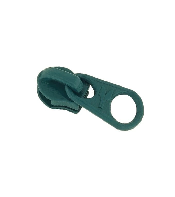 Slider • Dark blue-green • Spiral zip 4mm (n°3) LGKO