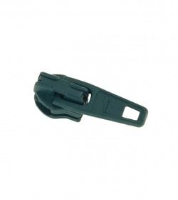 Slider • Dark blue-green • Spiral zip 4mm (n°3) AG