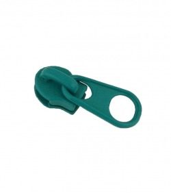 Slider • Light blue-green • Spiral zip 4mm (n°3) LGKO