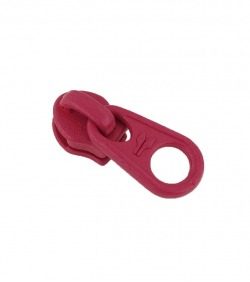 Slider • Fuchsia pink • Spiral zip 4mm (n°3) LGKO