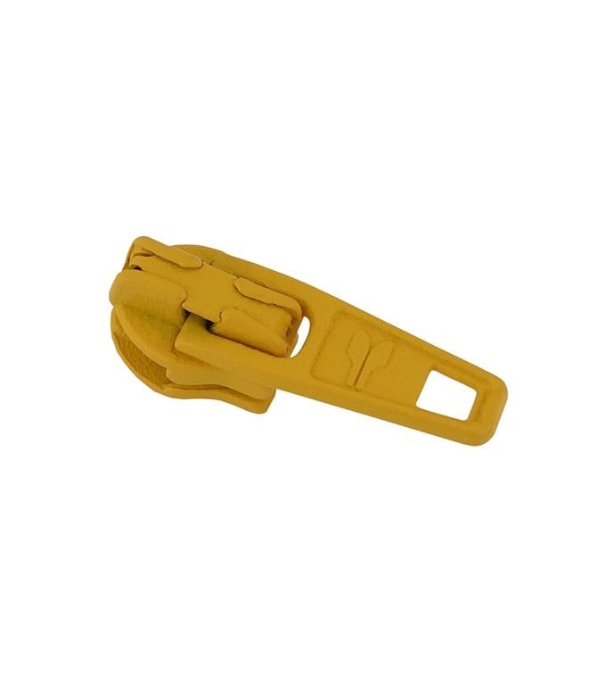 Slider • Apricot yellow • Spiral zip 4mm (n°3) AG