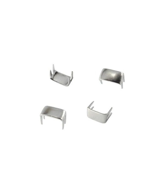 Verbinder Stopper (x4) • Silber • für 6mm Spirale (Nr.5)