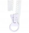 N°20 Separable zipper 14mm • White • Long length Plastic slider