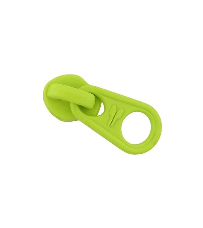 Slider • Fluorescent yellow • Spiral zip 4mm (n°3) LGKO