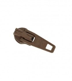 Slider • Brown • Spiral zip...