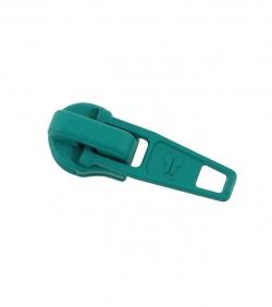 Slider • Light blue-green • Spiral zip 5mm (n°4) AG