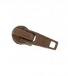 Slider • Brown • Spiral zip 5mm (n°4) AG