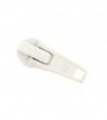 Slider • White • Spiral zip 5mm (n°4) AG