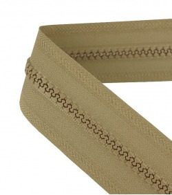Continuous zip • Moulded 6mm • Military Beige