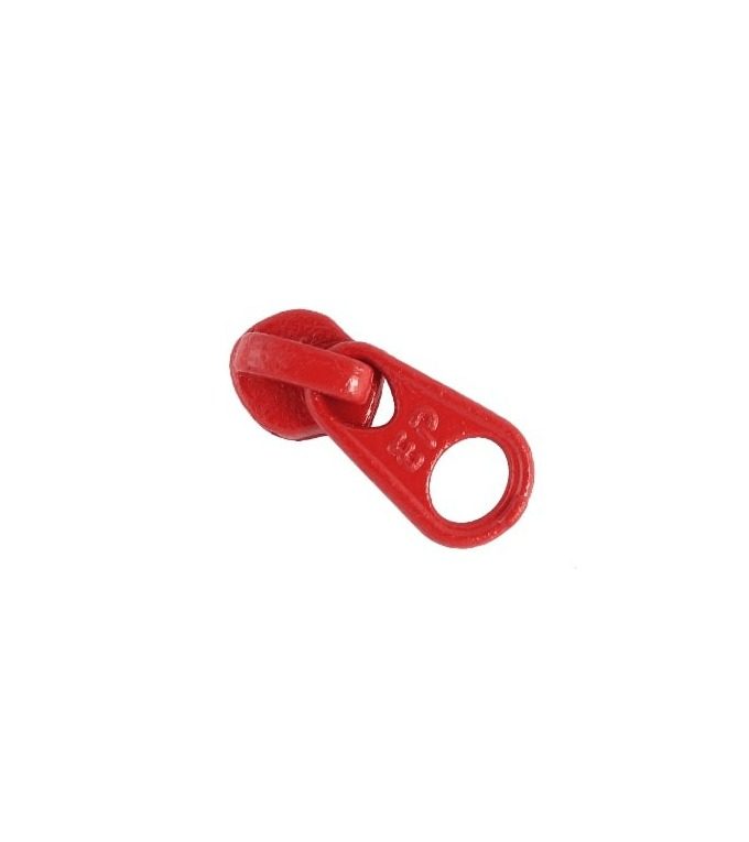 Reverse slider • Red • n°301 for spiral zip 4mm (n°3)