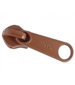 Curseur standard • Marron • n°87 pour maille spirale 6mm (n°5)