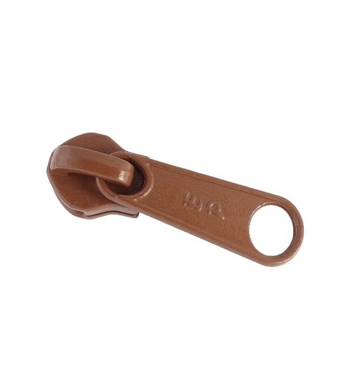 Curseur standard • Marron • n°87 pour maille spirale 6mm (n°5)