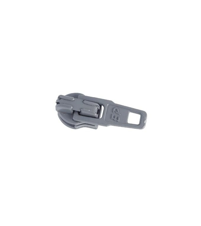 Standard slider • Grey • n°30 for spiral zip 4mm (n°3)