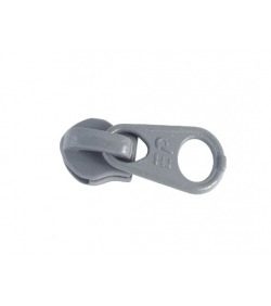 Reverse slider • Grey • n°301 for spiral zip 4mm (n°3)