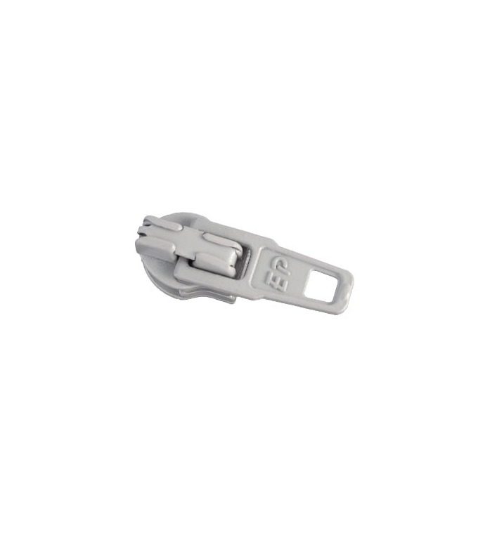 Standard slider • Light grey • n°30 for spiral zip 4mm (n°3)
