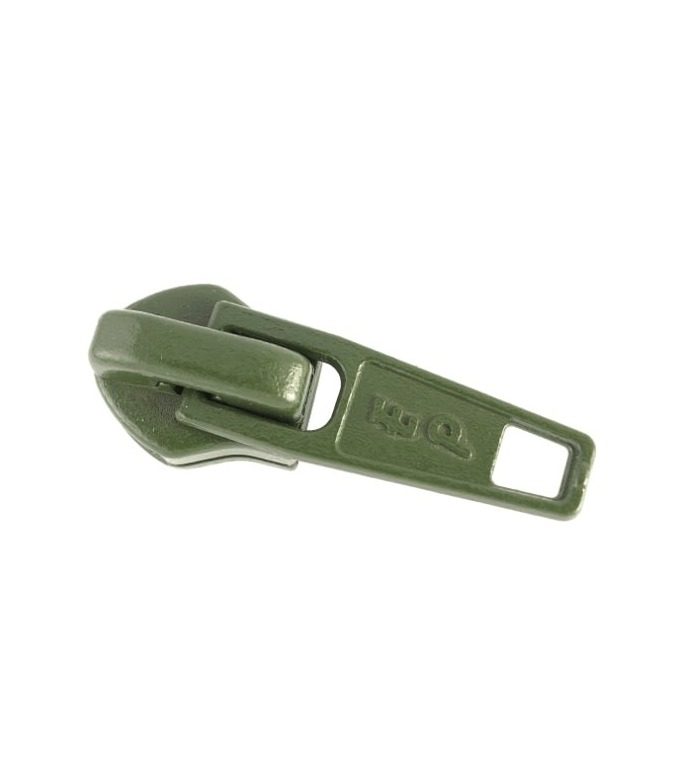 Standard slider • Military green • n°30 for spiral zip 8mm (n°9)