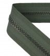Continuous zip • Moulded 6mm • Military green