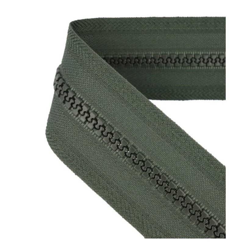 copy of Continuous zip • Moulded 9mm • Military Green
